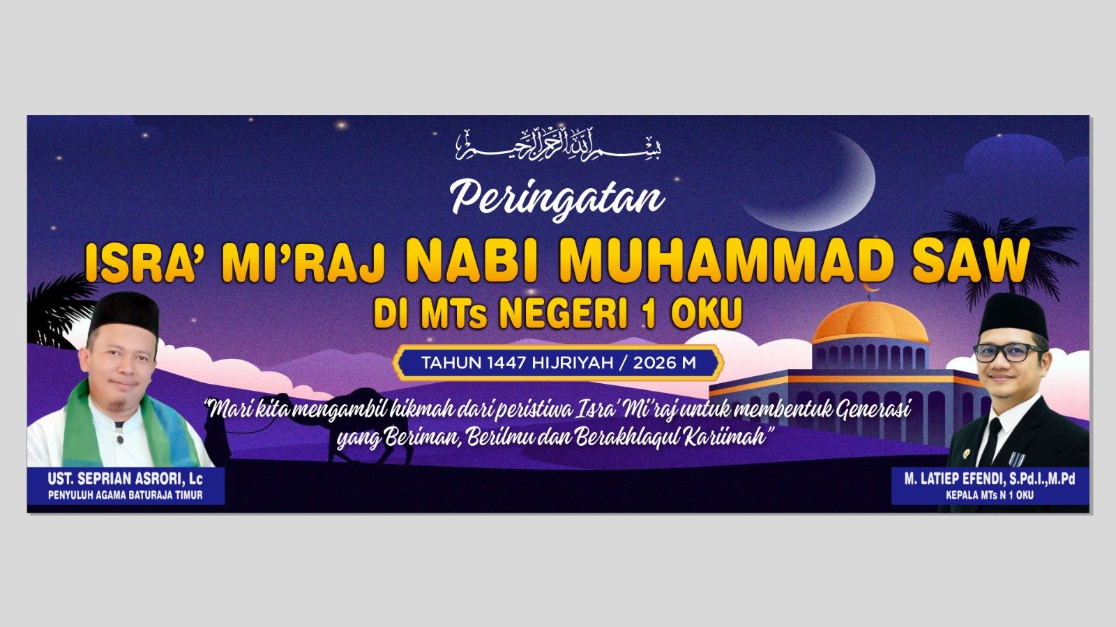 Isra Mi'raj 1447 H Tahun 2026