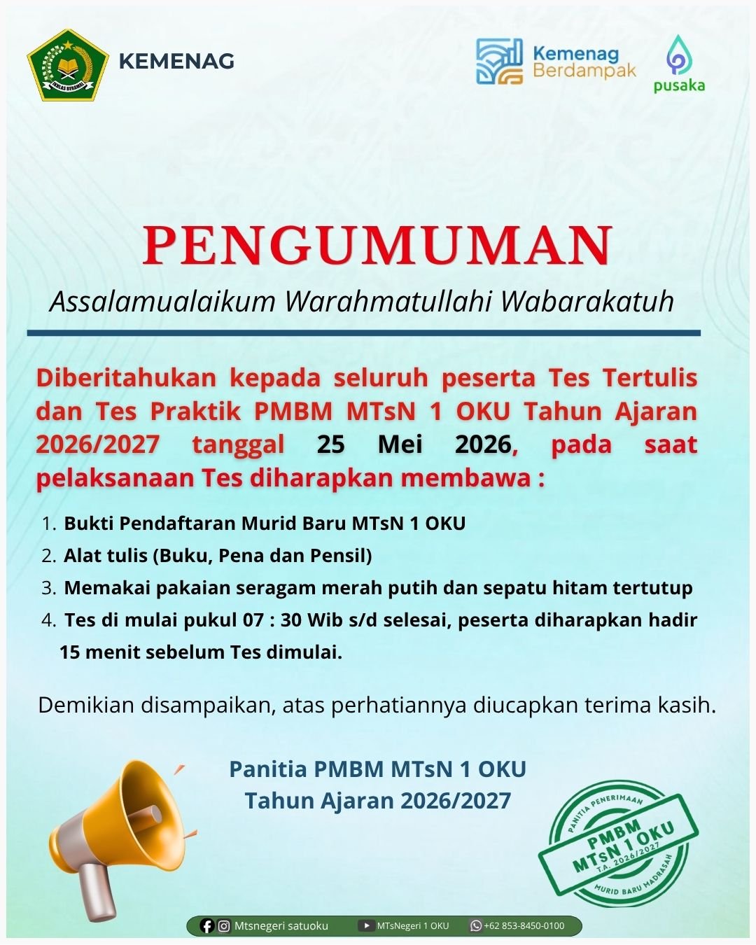 Pengumuman