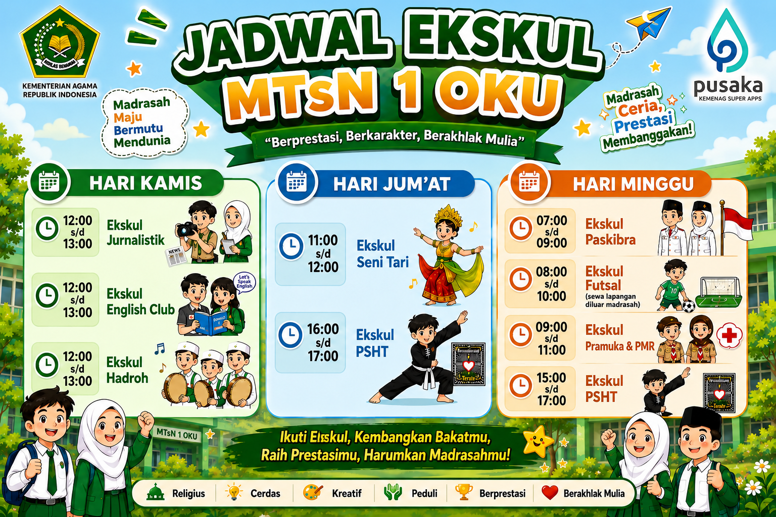 Jadwal Ekskul