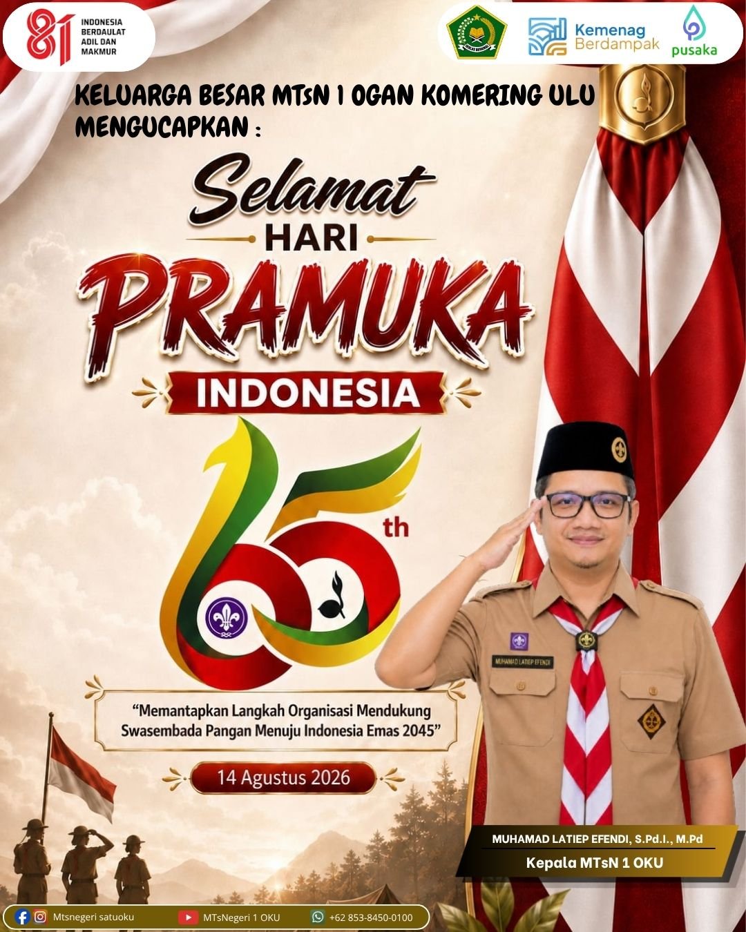 Ucapan Hari Pramuka Indonesia