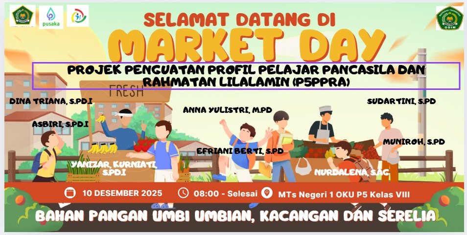 MTs N 1 OKU Gelar karya P5 Kewirausaha