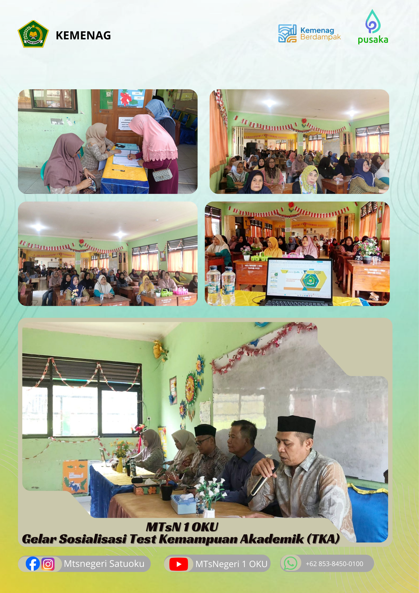 Sosialisasi Test Kemampuan Akademik (TKA)