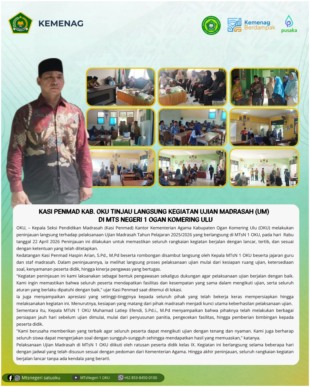 Ujian Madrasah Tahun Pelajaran 2025/2026