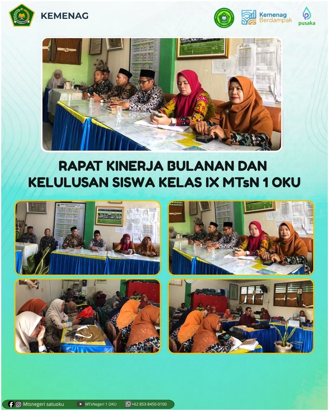 Rapat bulanan dan kelulusan