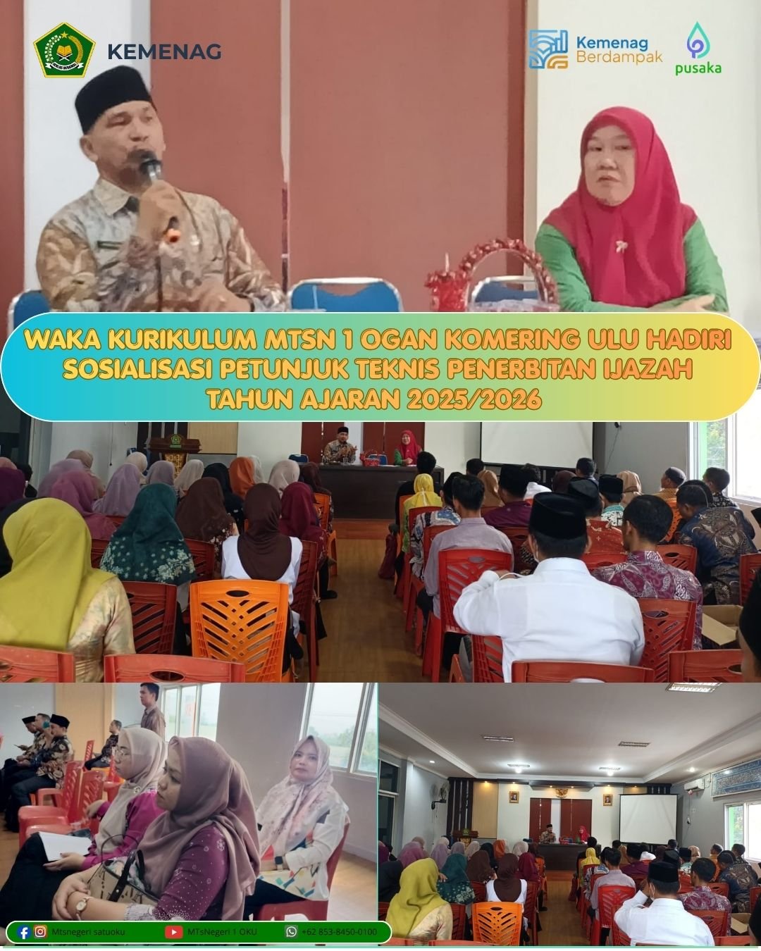 Sosialisasi Juknis Penerbitan Ijazah Tahun Ajaran 2025/2026