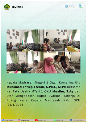 Rapat Evaluasi Kinerja TU dan Staf