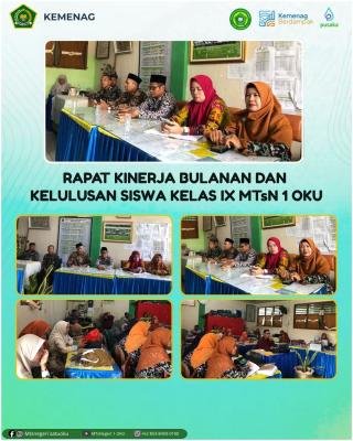 Rapat bulanan dan kelulusan