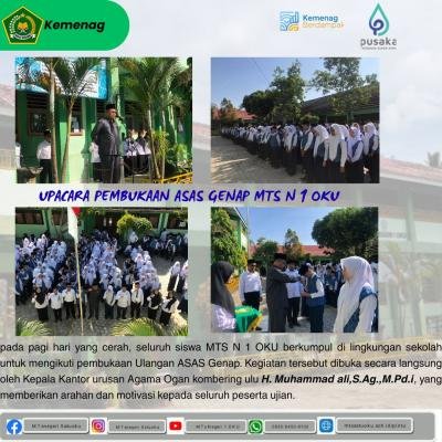 Upacara pembukaan ASAS Genap T.A 2025/2026