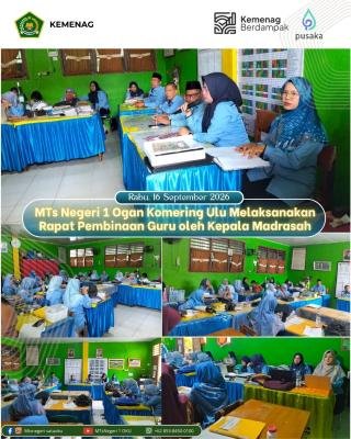 Rapat Pembinaan Guru
